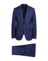 Lab. Pal Zileri Man Suit Blue Size 48 Wool In Blue