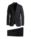 Lab. Pal Zileri Man Suit Charcoal Size 46 Wool In Gray