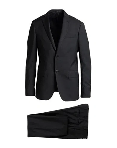 Lab. Pal Zileri Man Suit Charcoal Size 46 Wool In Gray