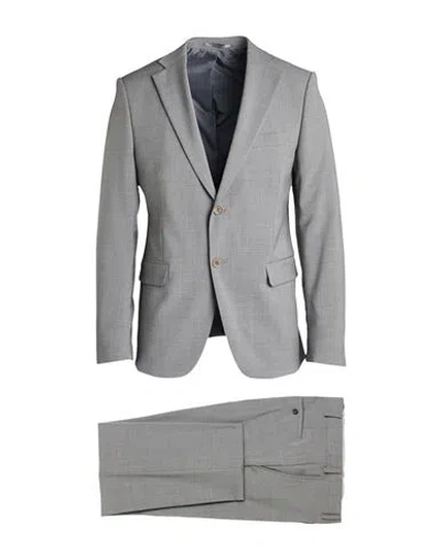 Lab. Pal Zileri Man Suit Grey Size 50 Wool