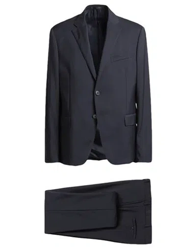 Lab. Pal Zileri Man Suit Midnight Blue Size 44 Wool