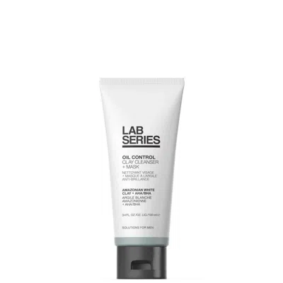 Lab Series Skincare For Men Lab Series Oil Control Clay Cleanser And Mask 100ml In White