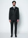 Lab001 Men's Dress  Double-breasted Two Silk Buttons