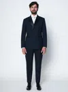 Lab001 Men's Dress  Double-breasted With Satin