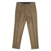 Lab001 Men's Trousers  Basic Pence Wool In Brown