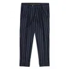 Lab001 Men's Trousers  Chicago Pants. Gessato In Blue
