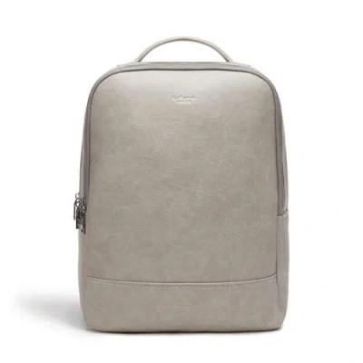 Labante London Acacia Grey Vegan Laptop Backpack In Gray