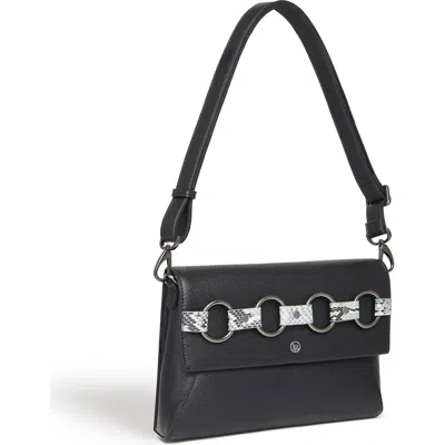 Labante London Alder Clutch & Cross-body Bag In Black