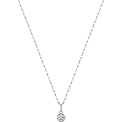 Labante London Circle Of Life Sterling Silver Necklace In Metallic