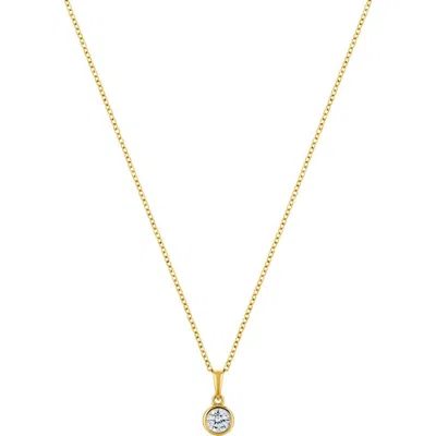 Labante London Circle Of Life Sterling Silver Necklace In Gold