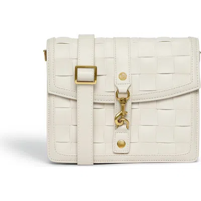 Labante London Daisy White Vegan Shoulder & Crossbody Bag