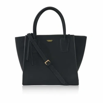 Labante London Demi Vegan Winged Tote Bag In Black