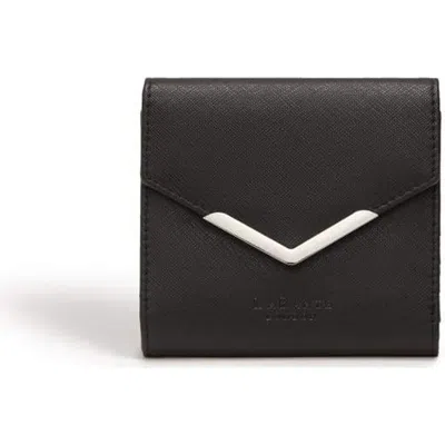 Labante London Diana Small Vegan Bifold Purse In Black