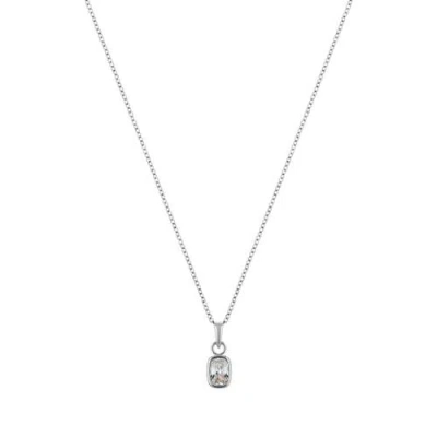Labante London Enigma Sterling Silver Necklace In Metallic