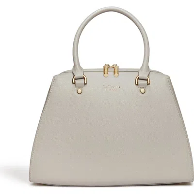 Labante London Magnolia Vegan Small Bowling Bag In Gray