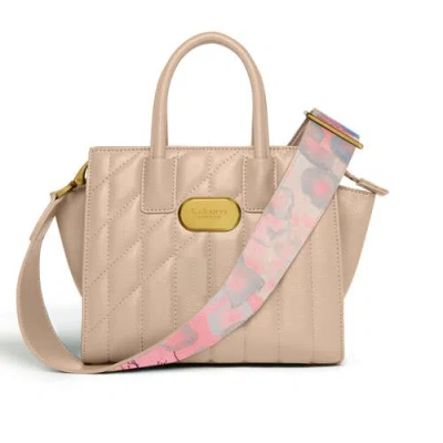 Labante London Mini Demi Tote Bag In Sand