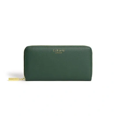 Labante London Serene Vegan Zip Around Wallet In Green