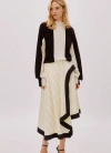 Labeca London Kayra Cotton Striped Skirt In Multi
