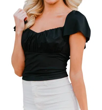 Label 86 The Heartbreaker Top In Black