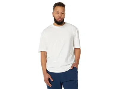 LABEL GO-TO T-SHIRT MEN'S WHITE STRETCH SHORT SLEEVE CREW NECK JDM1073
