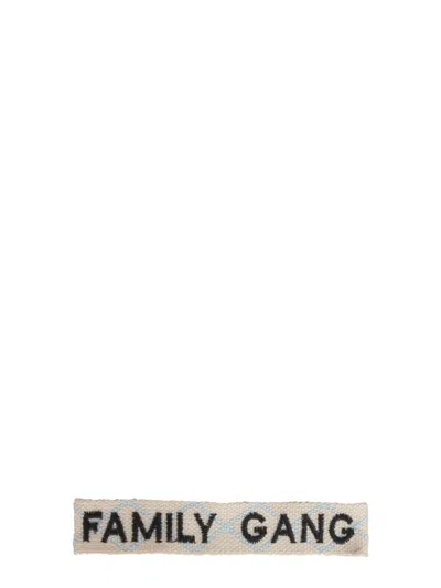 Label K Braided Fabric With Embroidered Detail Bracelet In Transparent