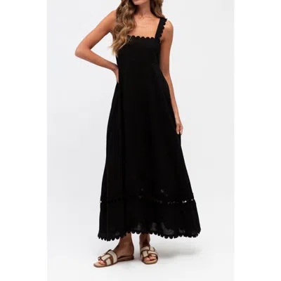 Label Of Love Allegra Maxi Dress In Black