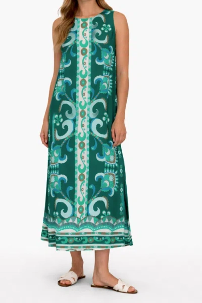 Label Of Love Frosted Magic Maxi Dress In Green