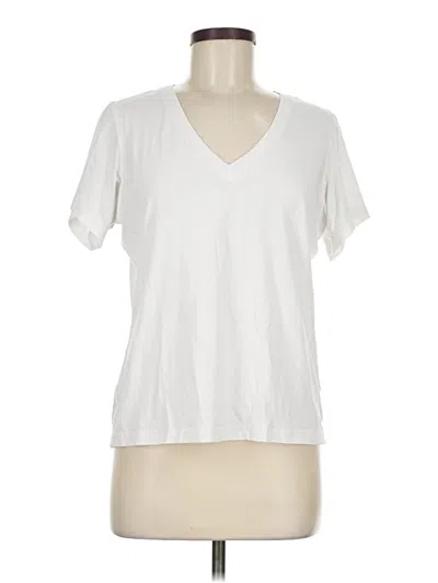 Pre-owned Label Short Sleeve T-shirt In White