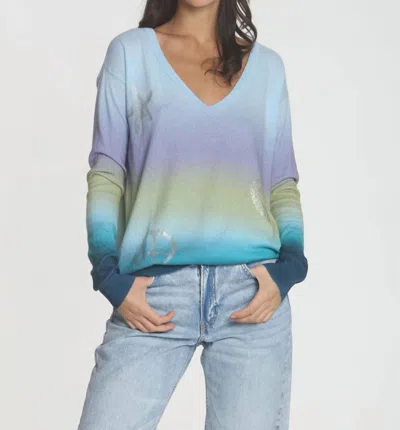 Label+thread Bali Sunset Top In Sky Ombre In Multi