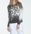 Label+thread Beach Leopard Scoop In Smoke In Multi