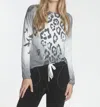 Label+thread Beach Leopard Scoop In Smoke In Multi