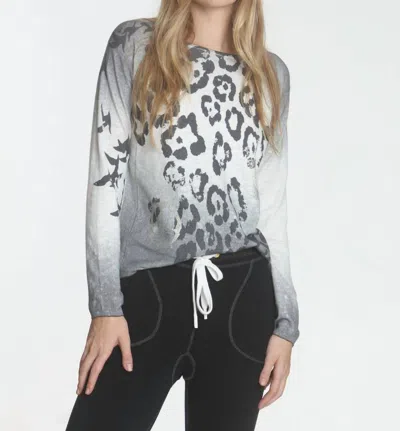 Label+thread Beach Leopard Scoop In Smoke In Multi