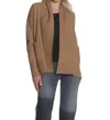 Label+thread Bella Cozy Cardigan In Ginger In Brown