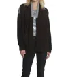 Label+thread Brandy Block Cardigan In Brown/black In Multi