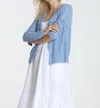 LABEL+THREAD COOL DAYS CARDIGAN IN SKY