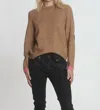 LABEL+THREAD DARLING COZY CREW TOP IN GINGER