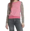 Label+thread Emma Glory Stripe Top In Pink In Multi
