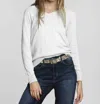 Label+thread Frankie Vee Longsleeves In White In White