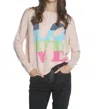 Label+thread Love Hope Scoop Top In Parfait Love In Pink