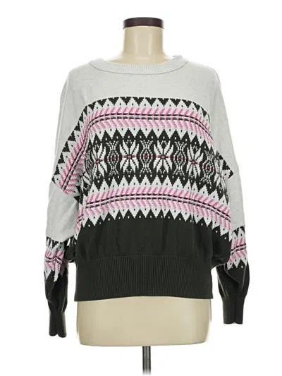 Pre-owned Label+thread Pullover Sweater In Gray