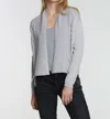 Label+thread Twisted Tie Cardigan In Fog In Grey