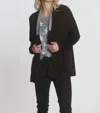 Label+thread Brandy Block Cardigan In Brown/black In Multi