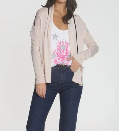 Label+thread Women's Brooklyn Drape Cardigan In Blush In White