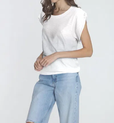 Label+thread Women's Darya Tie Tee In White