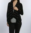 Label+thread Women's Luxe Cover Up Cardigan In Black/charcoal In Animal Print
