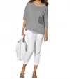 Label+thread Women's Luxe Pocket Top In Grey In Gray