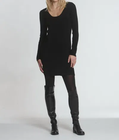 Label+thread Women's Morgan Knit Dress In Black/charcoal