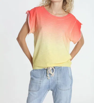 Label+thread Women's Ombre Tie Tee In Sunny In Multi