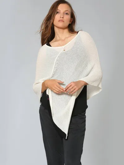 Label+thread Women's Seamed Sun Blocker Top In Tusk In White