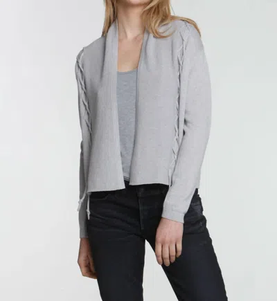 Label+thread Women's Twisted Tie Cardigan In Fog